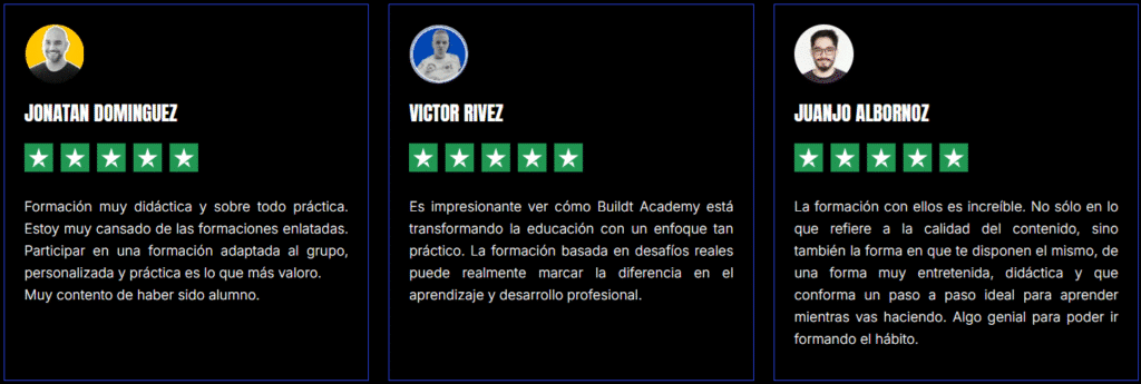 Opiniones Buildt Academy